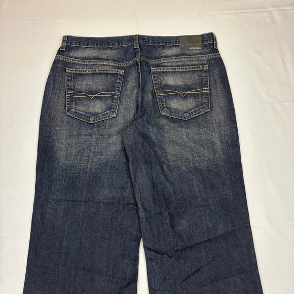Vintage Anchor Blue Loose Baggy Jeans Men's 38x30 Skater Y2K - Picture 4 of 12